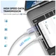 Дата кабель USB 2.0 AM to Type-C 2.0m 3.0A 18W US288 White Ugreen (60133) - изображение 2
