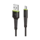 Дата кабель USB 2.0 AM to Micro 5P 2.0m CBFLEXM2 black Intaleo (1283126521430) - изображение 1