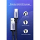 Дата кабель USB 2.0 AM to Type-C 3.0m 3.0A 18W US288 Space Gray Ugreen (60408) - изображение 5