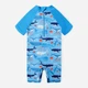 Детский комбинезон для купания + шапочка Minoti 17SWIM 1 40129JNR 98-104 см Синий (5063025242898) - изображение 3