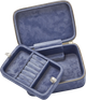 Pudełko na biżuterię Gillian Jones Blue velour (5713982009842) - obraz 2