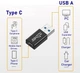 Переходник адаптер USB Male - Type-С 3.1 Female 10Gbps eXpert Type-6 Black, металл (A-48643) - изображение 2