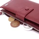 Вертикальний жіночий гаманець-клатч із натуральної шкіри ST Leather бордового кольору для карт та документів (bg225fash35) - зображення 8