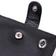 Мужской горизонтальный бумажник из натуральной кожи ST Leather 22466 Черный - изображение 3