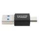 Переходник адаптер USB Type-С 3.1 - USB M/M 10Gbps eXpert Type-4 Black, металл (A-48641) - изображение 4