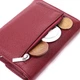 Кожаный женский кошелек с монетницей ST Leather Бордовый (259671) - изображение 6