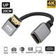 Кабель перехідник подовжувач SUNROZ HDMI Male - HDMI Female 4K 2K 60Hz, 20 см (UP) (A-48662) - зображення 2