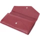 Кошелек для женщин из натуральной кожи с геометрическим клапаном ST Leather Wallet 22547 Бордовый - изображение 3