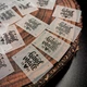 Пришивні бирки hand made 3*2 см прозорі матові чорний напис 100 шт - зображення 4