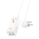Сетевой удлинитель фильтр HOCO Talent desktop charger AC10A |1.5 м,2USB/2Type-C/1xSocket, PD/QC, PD65W| Белый - изображение 3