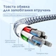 Кабель Remax Jany Series USB to Type-C Silver (RC-124a) - изображение 3