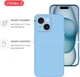 Чехол для смартфона Apple iPhone 15 Intaleo SoftShell Light Blue (1283126585227) - изображение 3