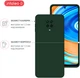 Чехол для смартфона Xiaomi Redmi Note 9S Intaleo SoftShell Dark Green (1283126586316) - изображение 3