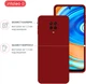 Чехол для смартфона Xiaomi Redmi Note 9S Intaleo SoftShell Red (1283126586323) - изображение 3