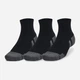 Набір чоловічих шкарпеток коротких бавовняних Under Armour Performance Cotton 3p Qtr 1379528-001 M 3 пари Чорний (196883994243) - зображення 1