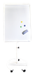 Флипчарт магнитный сухостираемый мобильный Buromax 70 х100см, алюминиевая рамка - изображение 2