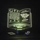 Именной 3D LED ночник учителю, подарок от учеников на выпускной (16 цветов свечения) под заказ (НЧ0038) - изображение 3