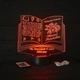 Именной светильник 3D, LED ночник учителю, подарок от учеников на выпускной (16 цветов) под заказ (НЧ0033-1) - изображение 7