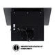 Вытяжка Наклонная INTERLINE FLOW BL A/60/GL/M - изображение 9