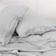 Простынь на резинке MirSon Лен Linen Beatrice 200x220 см (2200008248109) - изображение 3