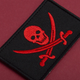 Набір шевронів з липучкою IDEIA Пірат Jolly Roger 5х8 см 2 шт (4820182650185) - зображення 10