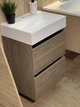Тумба Palma-2 500 з умивальником Vitold 500, горіх - зображення 3