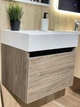 Тумба Palma-1 500 c умывальником Vitold 500, орех - изображение 4