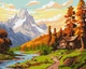 Картина по номерам Горный дом. Пейзаж 40*50 см Идейка KHO 6339 - изображение 1
