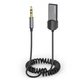 Bluetooth адаптер в автомобіль Toocki 5.0 & AUX / FM модулятор / аудіо - ресівер, сірий (78302315) - зображення 1