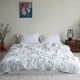Комплект постільної білизни LA MODNO STONEWASHED WHITE (200307) 160х220 - изображение 1