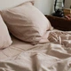 Комплект постільної білизни LA MODNO STONEWASHED BEIGE (200308) 160х220 - изображение 3