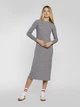Сукня жіноча сіра Arber Dress knitted 40 сірий (W22.04.11.412) - изображение 2
