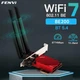 Трьохдіапазонний PCI-E Wi-Fi 7 8774Mbps + BT 5.4 (Intel BE200) адаптер 2.4G/5G/6Ghz + Bluetooth 5.4 (PCE-7-BE8800) - зображення 2