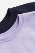 Світшот бузковий і синій 2шт H&M 110-116см (400094852) - зображення 3