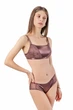 Комплект женский кружевной топ и трусики-слипы Felisiya Lingerie Ирландский кофе 2009+277-980а M - изображение 3