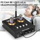 Ламповый предусилитель Nobsound P2 Mini Bluetooth 5.0 Стерео усилитель для наушников USB-плеер BLACK - изображение 4