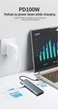 Хаб HUB Lenovo 100W (Type-C 3.0 to 4K HDMI PD Fast Charge) для MacBook, iMac, iPad, Chromebook, Samsung, Xiaomi та ін. metall - изображение 8