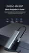 Хаб HUB Lenovo 100W (Type-C 3.0 to 4K HDMI PD Fast Charge) для MacBook, iMac, iPad, Chromebook, Samsung, Xiaomi та ін. metall - изображение 14