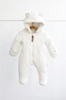 Сплошной комбинезон детский демисезонный MagBaby Tim 62см Молочный - изображение 1