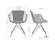 Стілець із підлокітниками Art Metal Furniture Ibis, rose gold, emerald (545675) - зображення 6