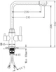 Смеситель кухонный c подключением к фильтру VIDAN AISI-304&nbsp;IN-H2503 - изображение 2