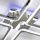 Люстра светодиодная потолочная LUMINARIA LOOK RGB 120W 4Q 540/70 CHROME/OPAL 220V IP20, LED светильник с пультом ДУ - изображение 2