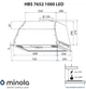 Вытяжка полновстраиваемая Minola HBS 7652 I 1000 LED - изображение 11