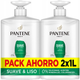 Szampon Pantene Pro-V Smooth & Sleek 2x1000 ml (8006540079034) - obraz 1