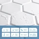 Декоративная ПВХ панель Sticker Wall 960х480х4 мм соты (1778) - изображение 4