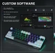 Механічна клавіатура з HOT SWAP AULA F3261 for WIN or MAC RGB 61 Keys RED SWITCH UKR/ENG BLACK (F3261B) - зображення 5
