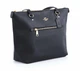 Сумка женская кожаная Coach Tote Gallery Tote Black - изображение 2
