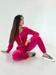 Женский костюм повседневный малиновый 44-46 с1528.590 - изображение 5