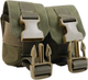 Тактический подсумок под 2 гранаты Kiborg GU Double Mag Pouch Khaki (k4072) - изображение 6