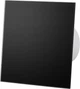 Вытяжной вентилятор AirRoxy dRim 125 S BB glass Black на подшипниках черный матовый - изображение 1
